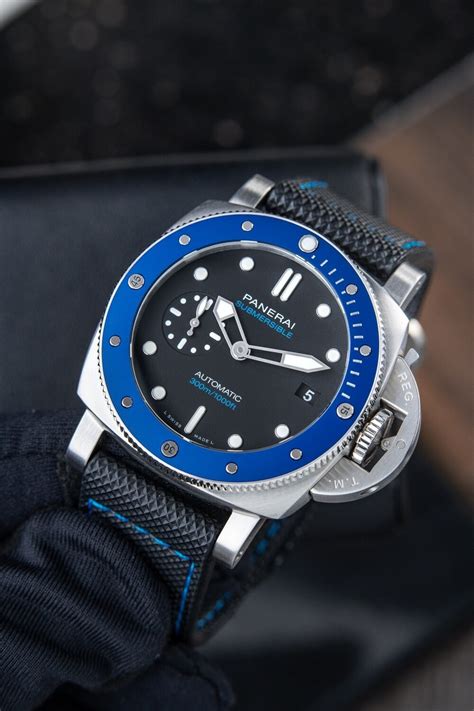 panerai submersible 42 blue|Panerai submersible 42mm price.